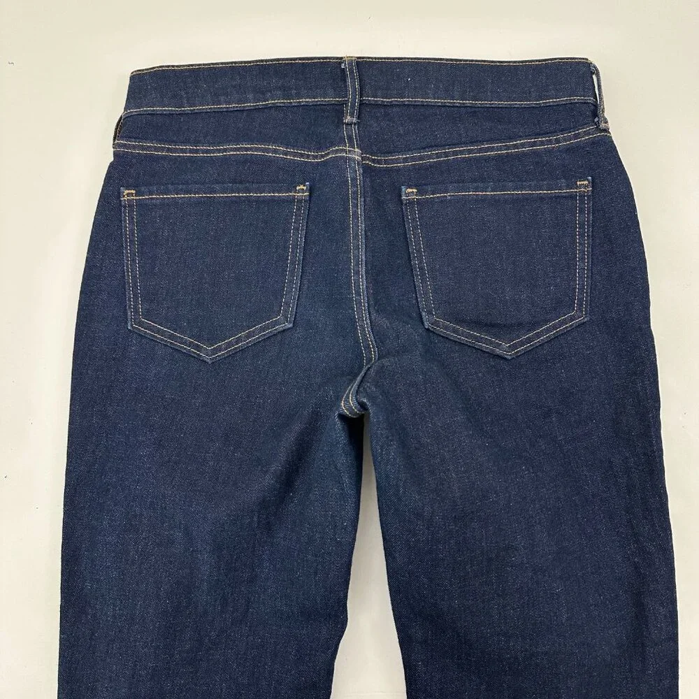 Old Navy The Sweetheart Cuffed Capri Women's size 4 Dark Blue Denim‎ jeans
